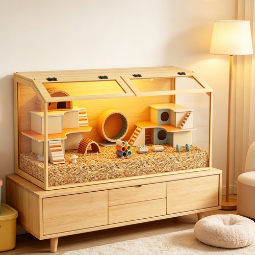 Gabbia per criceti legno - in,